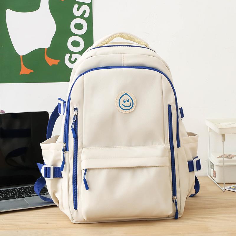 Schoolbag School Bag Girls Junior High School Students Japanese Printed Bear ins Backpack Large Capacity College Students Commuter Backpack Casual