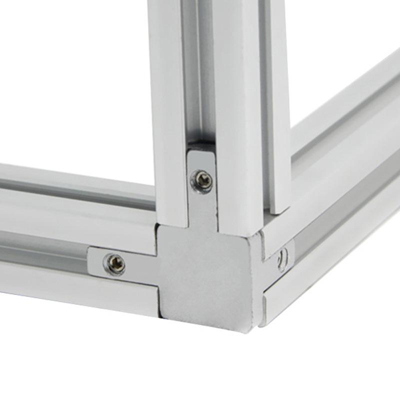 20/30/40 3-dimensional Right-angle Connector 3-Way End Corner Bracket Connector Cast Aluminum Universal Angle Slot Connector