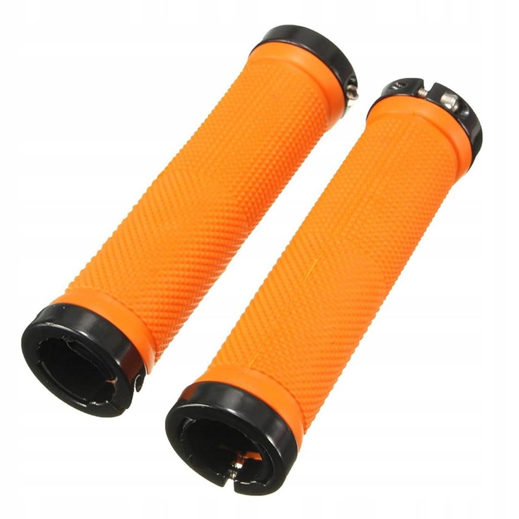 Bike Grips Griff Velo Vlg 132 Mm Lock-On Orange Rubber