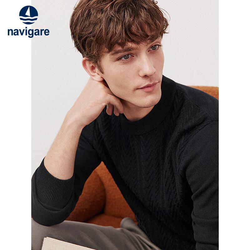 

Naweike er Men s Cotton-Cashmere Round-Neck Sweater L