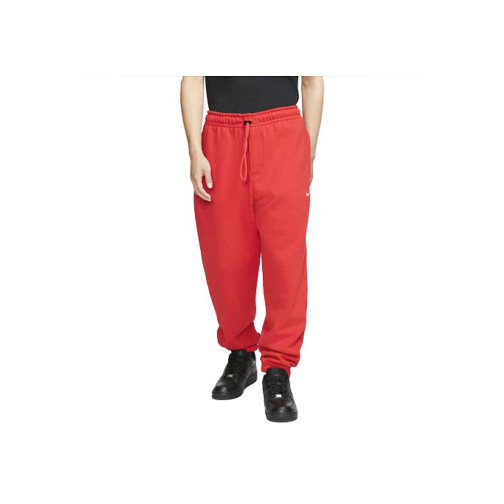 Nike Lab Collection Retro Casual Fleece Pants Men Bottoms University-Red AV8279-657