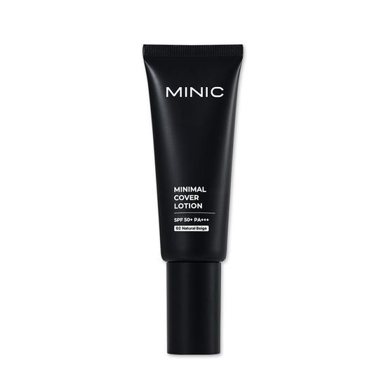 Minic Minimal Cover Lotion 40ml (Light Beige/Natural Beige) Single/Planned