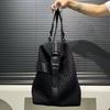 Ladies' Fashion Mesh Travel Tote Bag Large Capacity Splicing Retro Leisure Luggage Shoulder Bag
