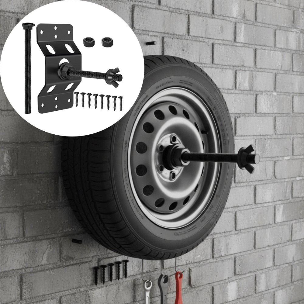 Upgraded Design Enclosed Trailer Tire Bracket Spare Tire Holder For Enclosed Trailers