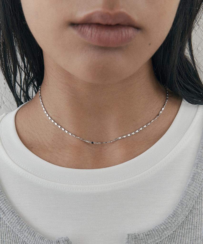 Attica Raw Flatly Chain Necklace / Nbs011