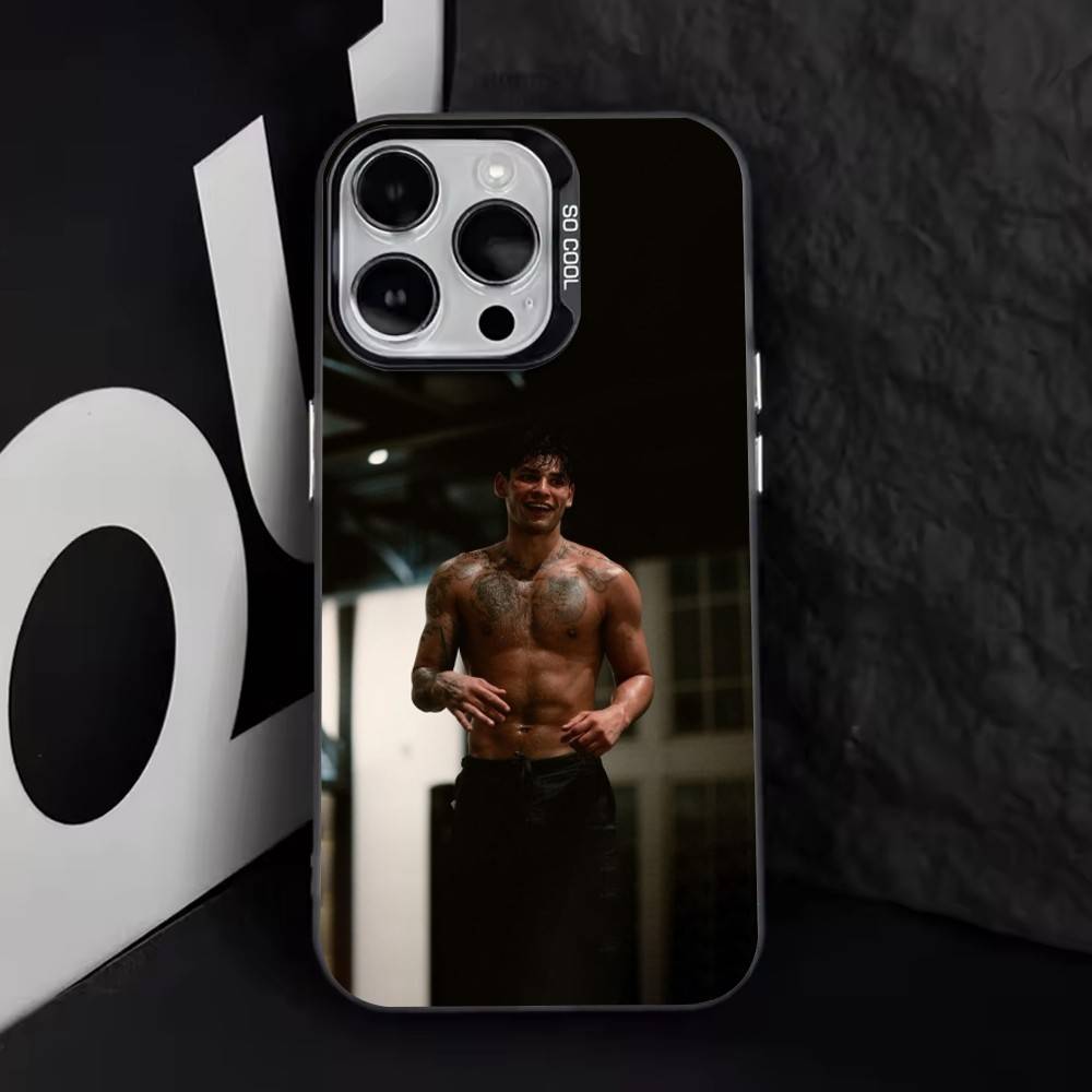 Ryan Garcia   Phone Case For iPhone 17,16,15,14,13,12,11 Plus,Pro Max,XS,Colored Silver Plated Inside Cover