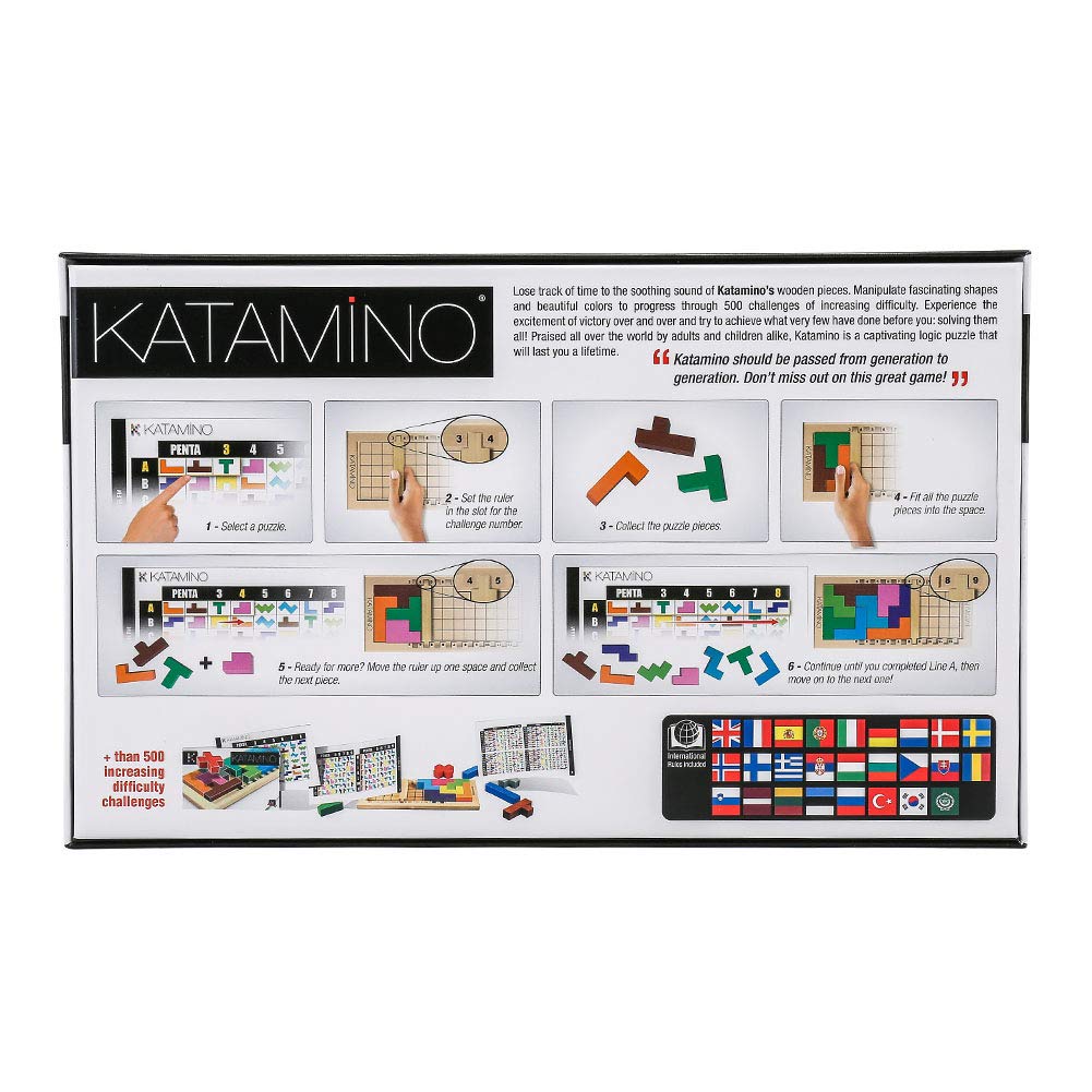 Gigamic Katamino Wooden Board Game Puzzle