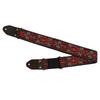 Guitar Strap Thickened and Widened Multifunctional Unique Jacquard Embroidery Guitar Strap Black