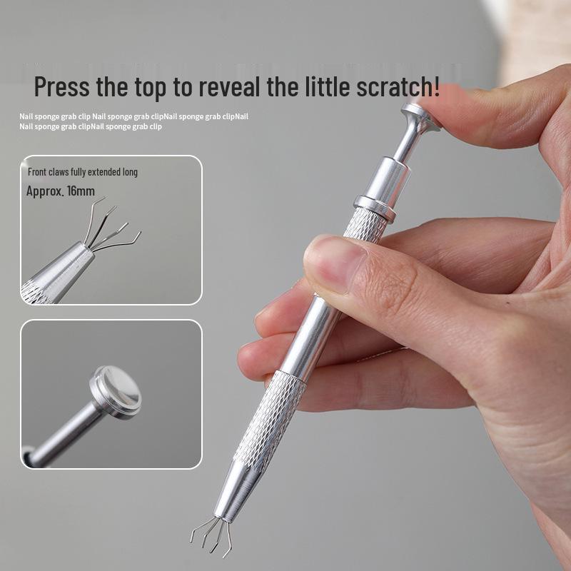

Nail Art Gradient Sponge Clip Tool - High Density, Non-slip