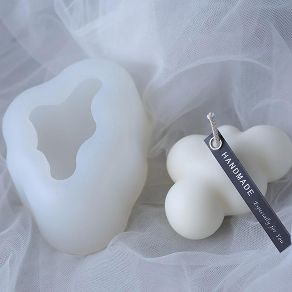 Cloud Shape Chocolate Mold Silicone Mousse Fondant Ice Cube Cake Mold Soap Tool