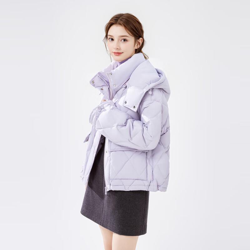 Qiushui Yiren Women's 90% White Duck Down Puffer Jacket