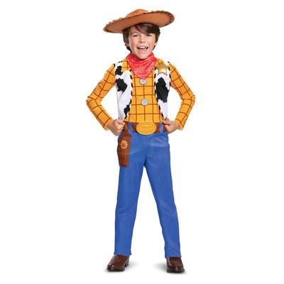 [Clearstone] Disney Toy Story 4 Halloween Woody Cosplay Dětský 125-135cm Žlutý 100689K Kostým