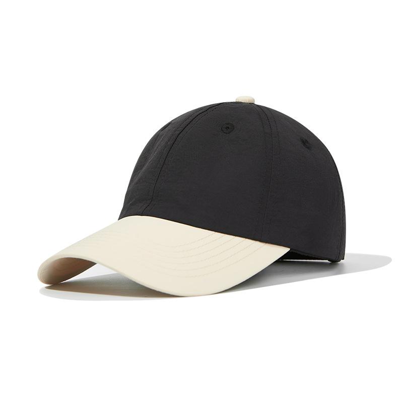 Color matching baseball cap Quick-drying thin material Waterproof outdoor camping visor cap Men's and women's caps
