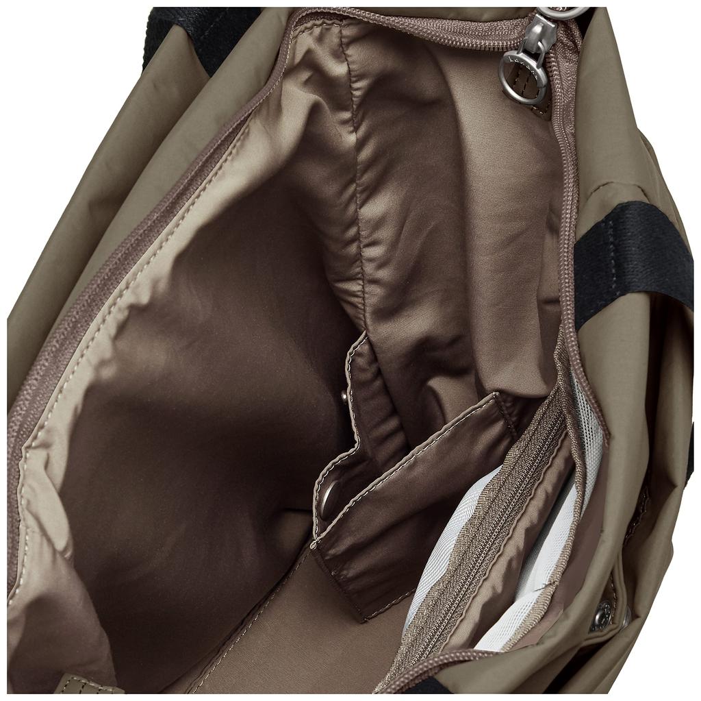 Kanana Project Collection Women's Two-Way Tote Shoulder Bag, Sariru, No. 35922, Khaki Brown, H35 X W30 X D14cm