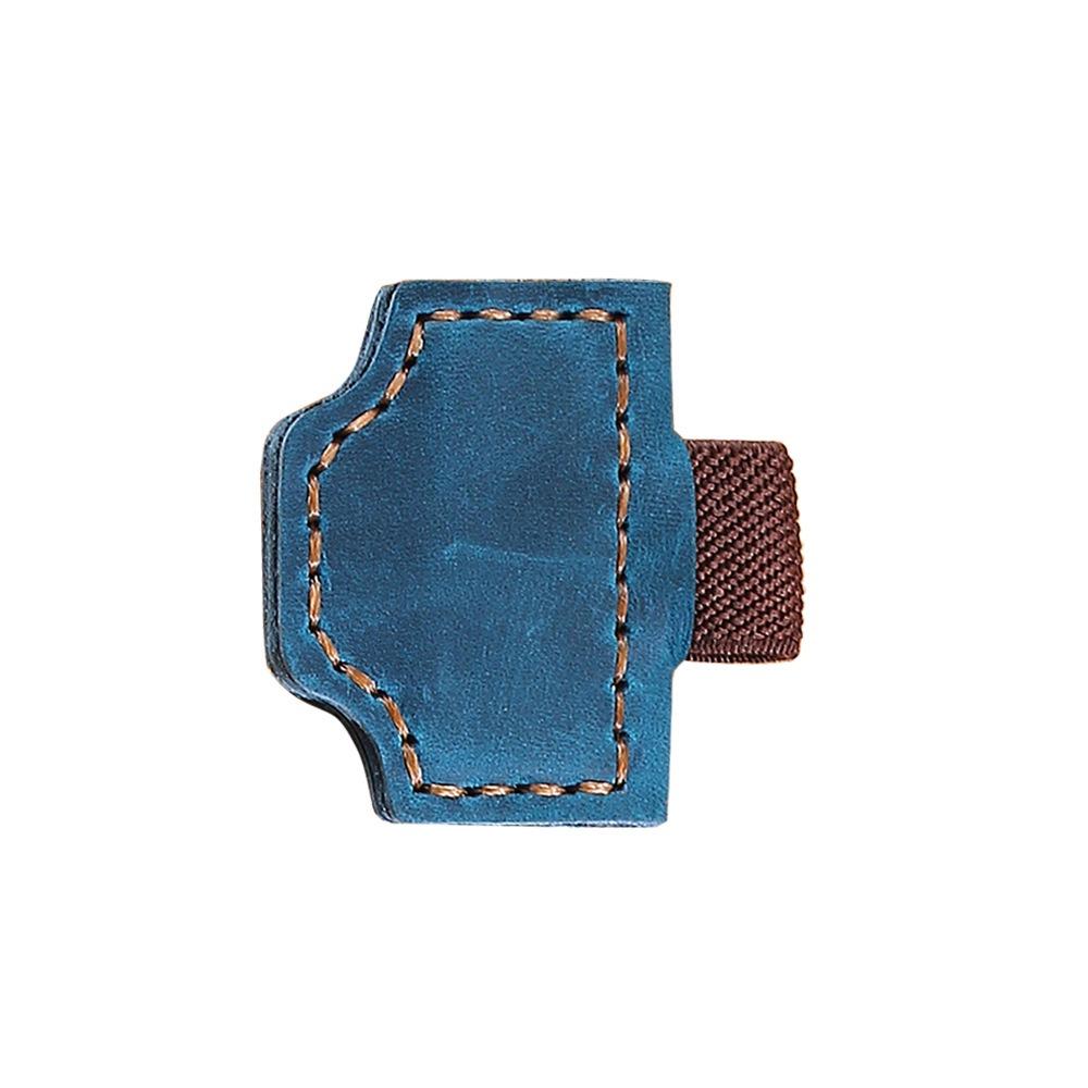 Retro Double-sided Magnetic Bookmark Pen Clip Leather Page Divider Multifunctional Colorful Staionery Supplies Students