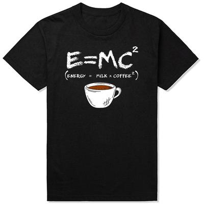 EMC2 puur katoen T-shirt Amerikaanse tv-serie Big Bang Theory koffie kortademig shirt Sheldon halfademig T-shirt