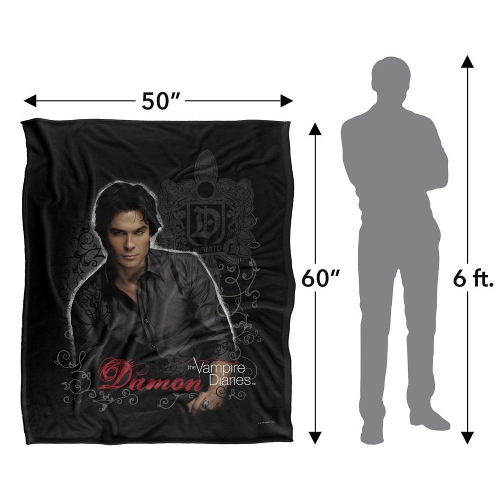 Vampire Diaries Portrait Damon Blanket
