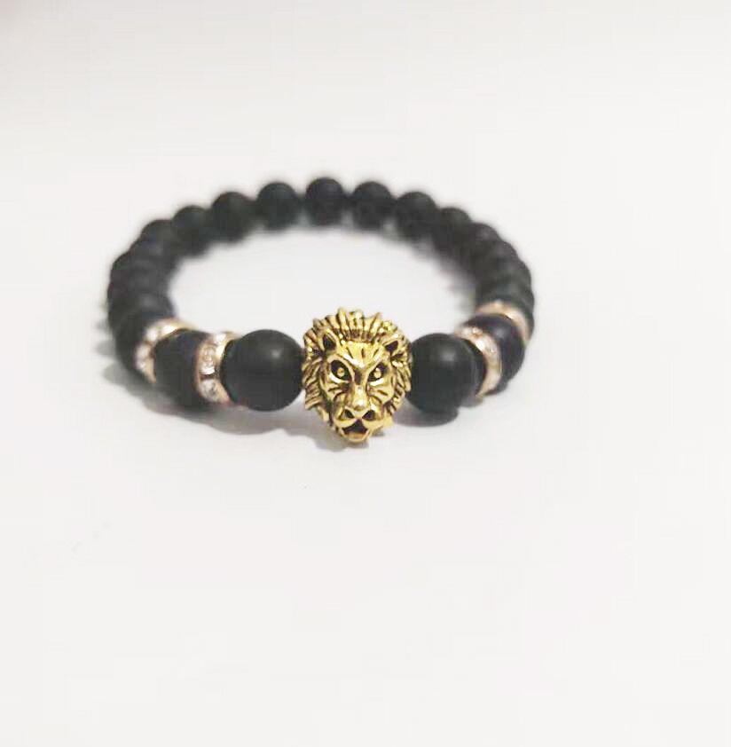 European  American Fashion Jewelry: New Style Lion Head Bracelet
