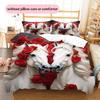 1PC Horse Bedding Quilt Set Quilt Cover Pillowcase Home Decoration Birthday Gift (1 * duvet cover + 2 * pillowcase, without core)