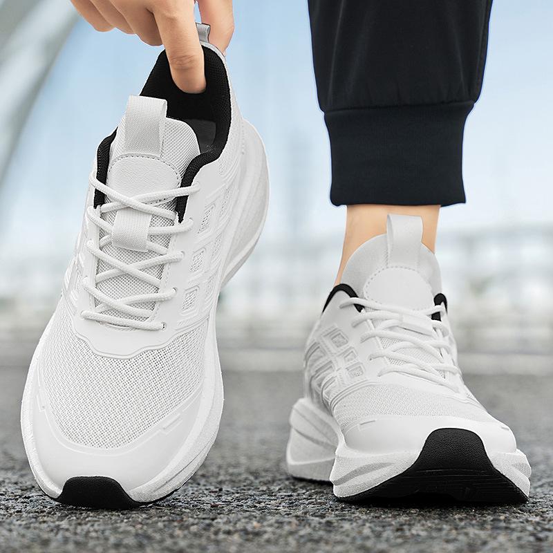 Spring and Autumn New Fashion Trend Low-top Platform Shoes Lace-up Light Casual Sports Shoes Men's Outdoor Running Shoes