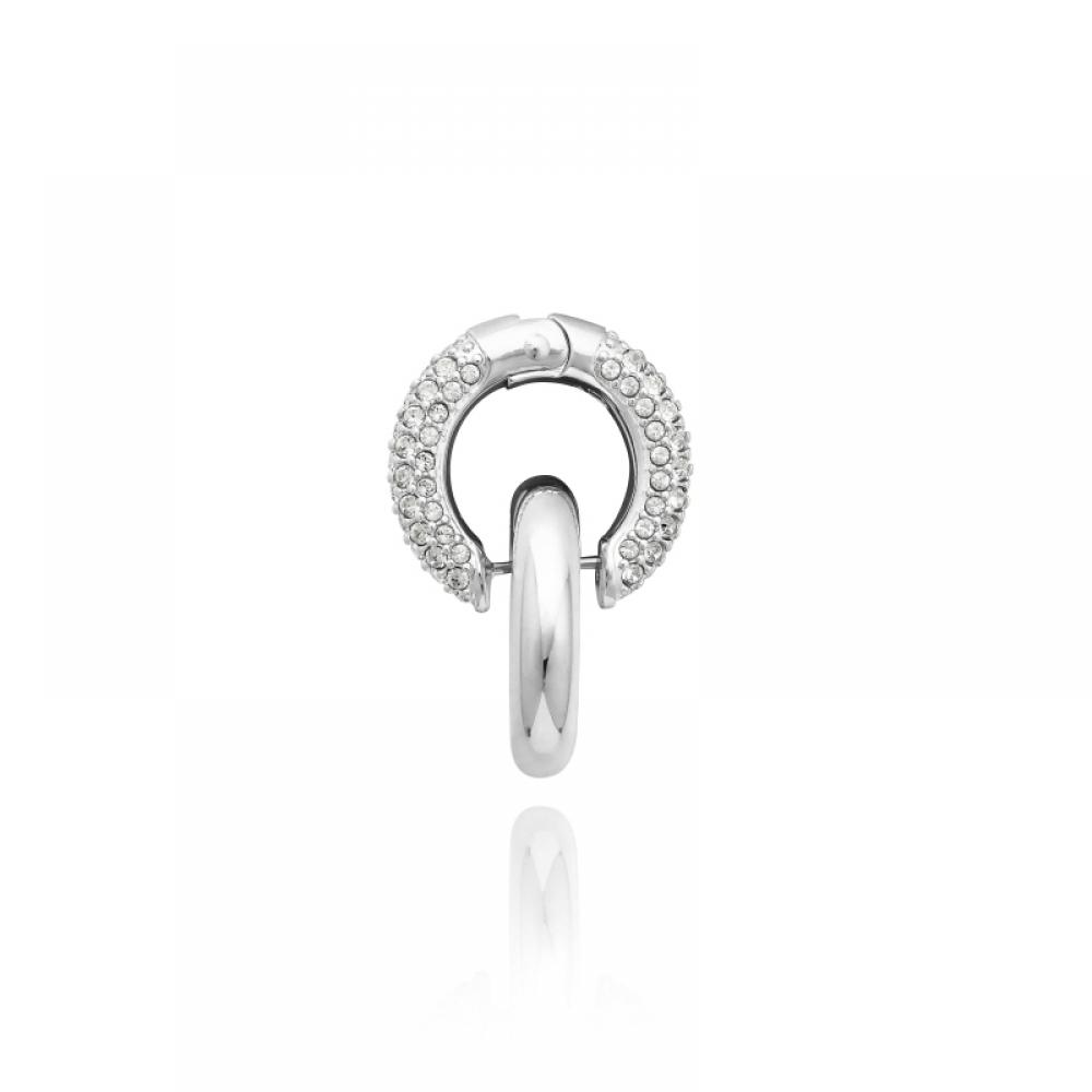 Swarovski 5671807 Dextera Interlocking Loop Hoop Earrings