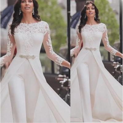 2019 Autumn European & American Women's Sexy Lace Jumpsuit & Windbreaker Combo