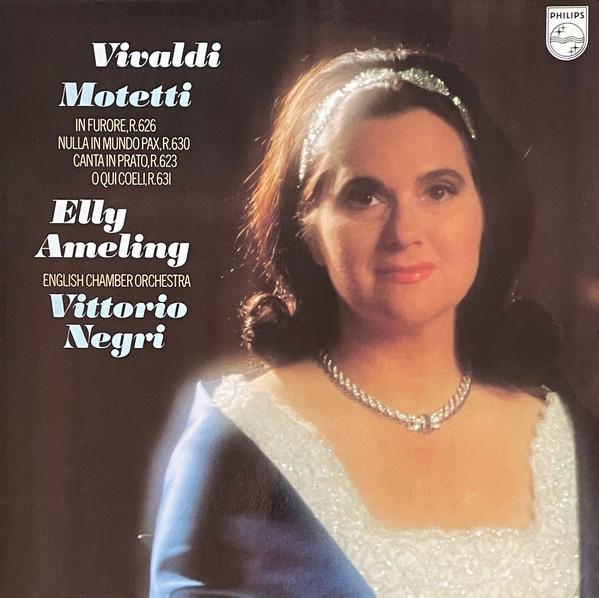 LP Record ELLY AMELING, ENGLISH CHAMBER ORCHE - Vivaldi: Motetti In Furore R. 626,  9500556 PHILIPS 1978 Netherland Classical Used