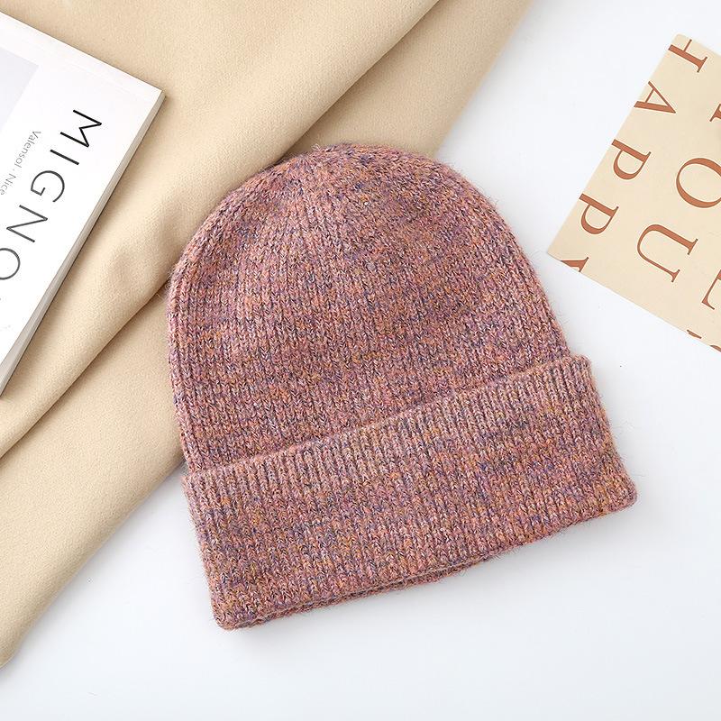 Warm hat women's autumn and winter fashion Symphony pullover, ear protector, wool hat, moisture and cold-proof knitted hat