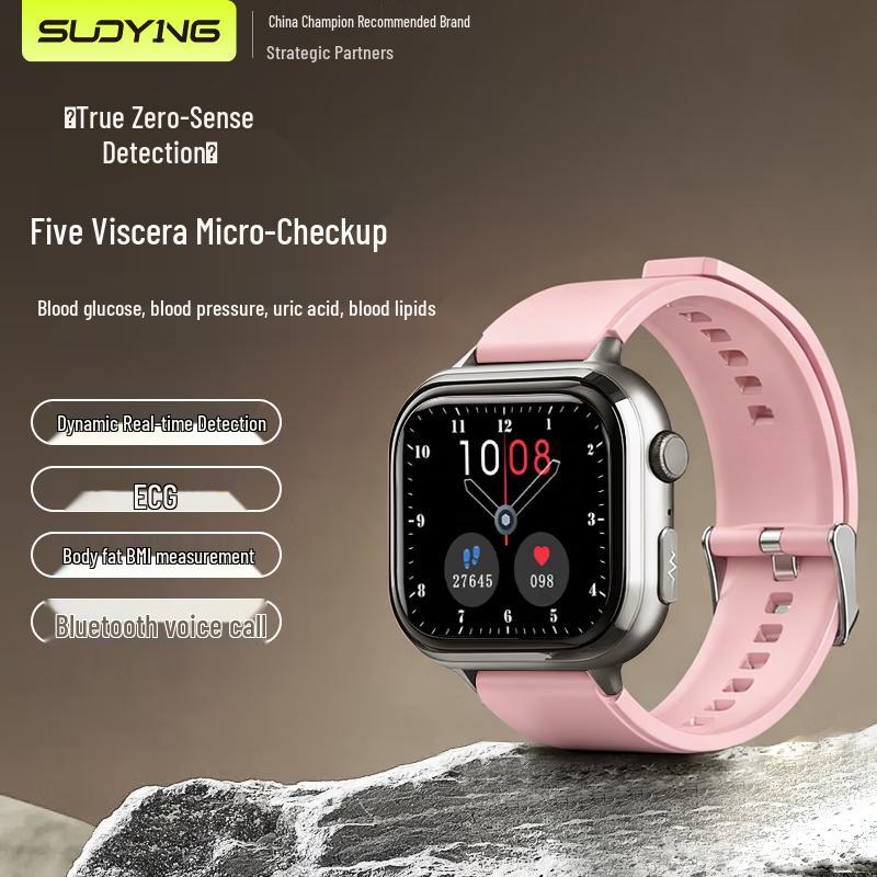 Soyin Non-Invasive Smart Health Tracker Watch (CN version) Blood Glucose/BP/Uric Acid/Lipids/HR/ECG