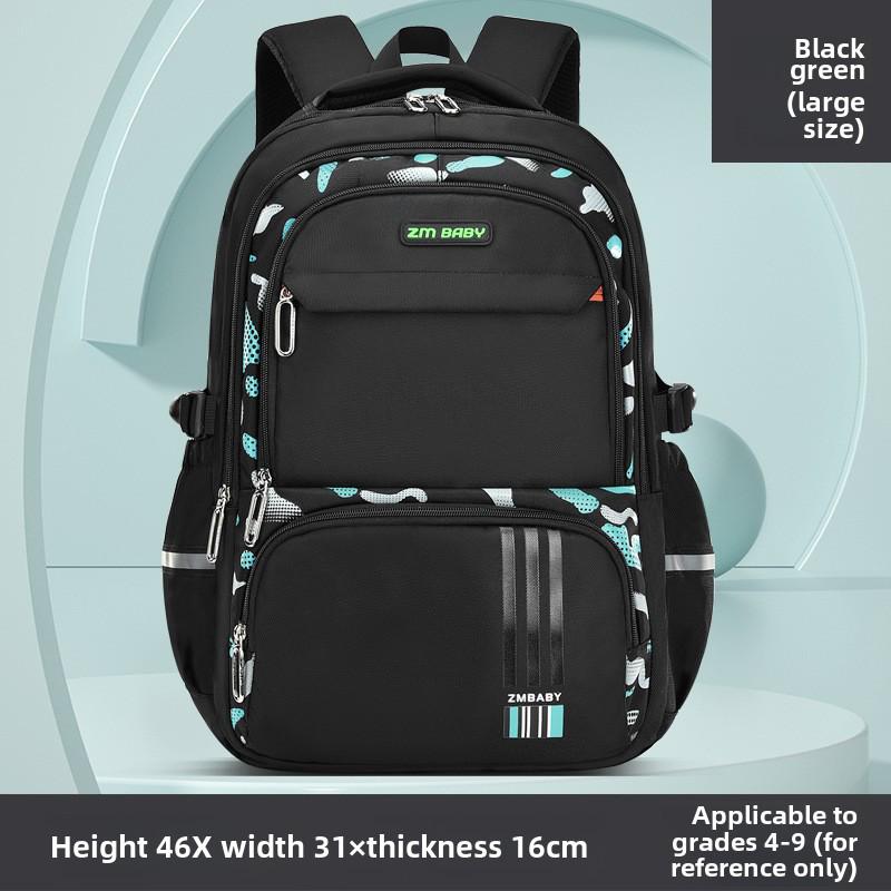 Lightweight, Large-Capacity Printed Backpack for Elementary Boys (Ages 6-12)