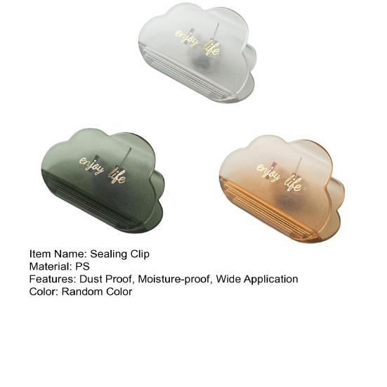 3Pcs Snack Bag Clips Labor-saving Fresh-keeping Good Elasticity Durable Kitchen Utensils Food Sealing Clamps for