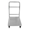 OLOMM Foldable Stainless Steel Flat Hand Cart