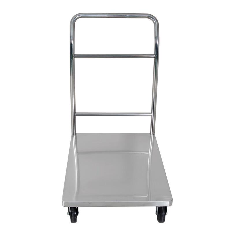OLOMM Foldable Stainless Steel Flat Hand Cart
