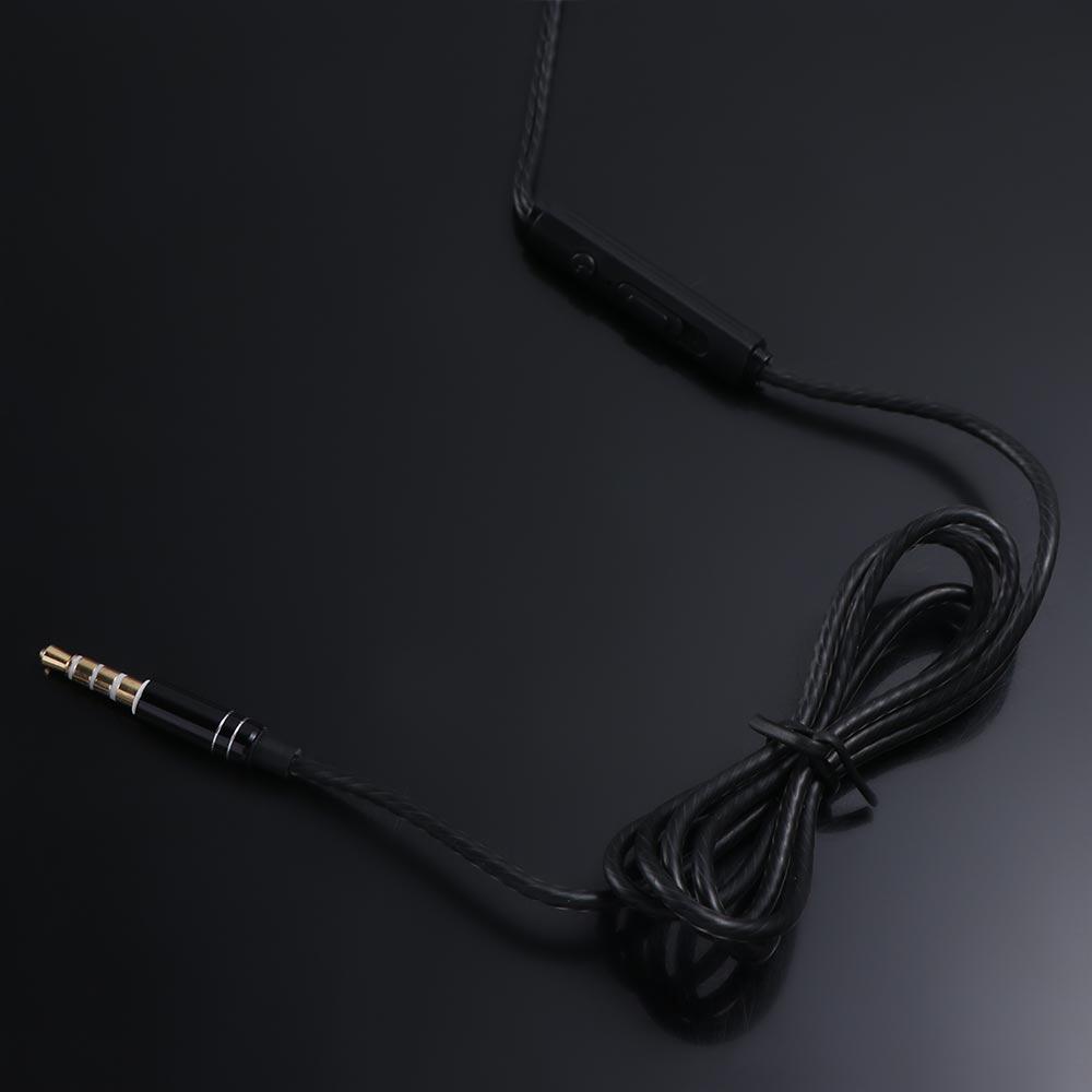 Phone Headset 3.5mm Stereo Bass Sport Headset In Ear Earphones Flat Earbuds Wired Earphones