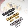 6 String Guitar Bridge Roller Saddles Adjustable Roller Saddles Guitar Bridge Replacement Electric Guitar Bridge