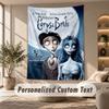 Wall Hanging Tapestry Art Cloth Bedroom Room Background DecorCorpse Bride Emily Victor