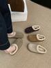 Mode Gående Mysig Vardaglig Stängd Tå Halvtoffla Loafers Kvinna Mode Slingback Slip On Mule För Kvinnor Platå Ny 2025 Komfort