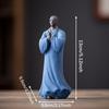 Buddha Statue Monk Figure Crafts Handmade Lifelike and Vivid Desktop Ornament Figurine for