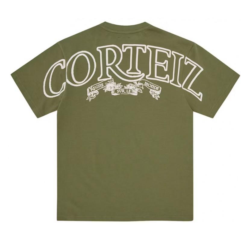 Corteiz Short Sleeve T-Shirt Mens Loose Fit Graphic Print Crew Neck Casual Streetwear Tee