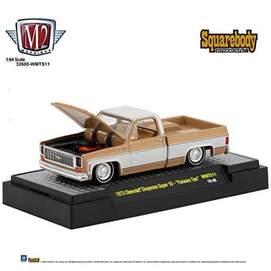 M2 MACHINES CHEVOLET CHEYENNE SUPER10 M2 MACHINES Scale Walmart Exclusive 1975 Chevrolet Cheyenne Super 10 164scale WAL-MART EXCLUSIVE-1973 "FAMERS