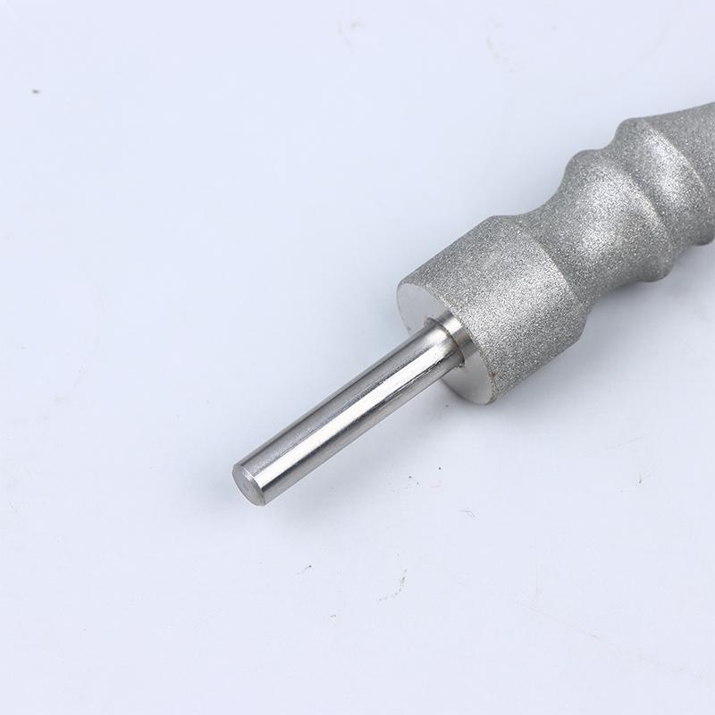 Leather Burnishing Tools, Metal Stainless Steel Sandblasting Polished Rods For Cowhide Edge Burnisher For Leathercraft Polishing