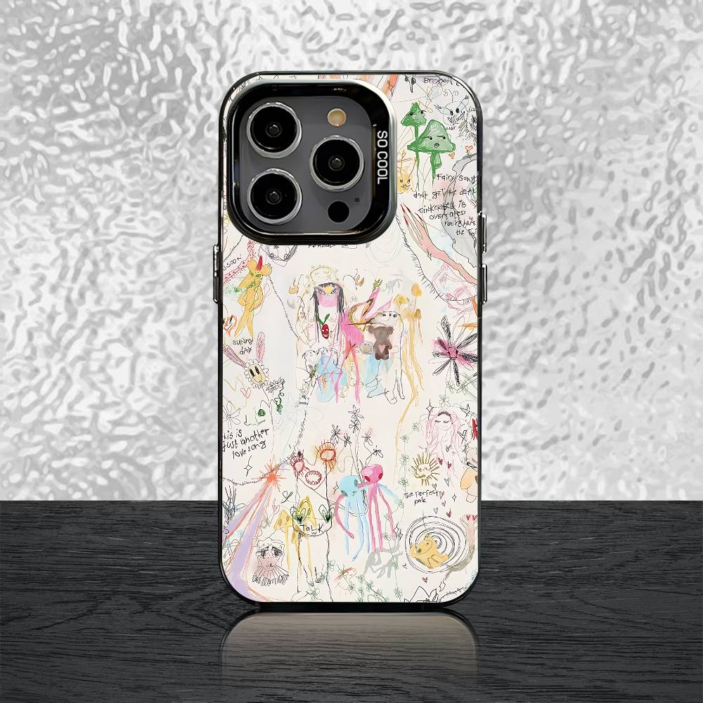 

B-Beabadoobee Винтажный чехол для телефона Y2k для iPhone 14,16,12,15,13,17,11,E,Pro,Max,Plus,Air,Mini Черный Мягкий чехол iPhone13PRO