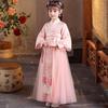 Spring Arrivals: Girls' Fairy Style Hanfu Dress - Children's Tang Suit & Princess Ruqun
