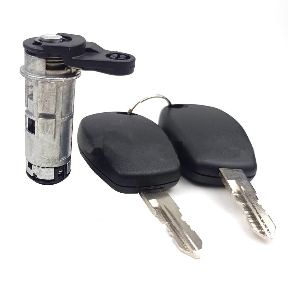 1 Set 905023868R Ignition Switch Lock With 2 Keys For Renault Lada