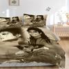 Michael Jackson'S Legacy Print 3Pcs Bedding Setduvet Cover With 2 Bedropillowcase Home Birthday Gift