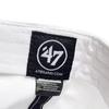 Forty Seven Yankees Cleanup Baseball Cap for Men and Women with White (White Logo)
