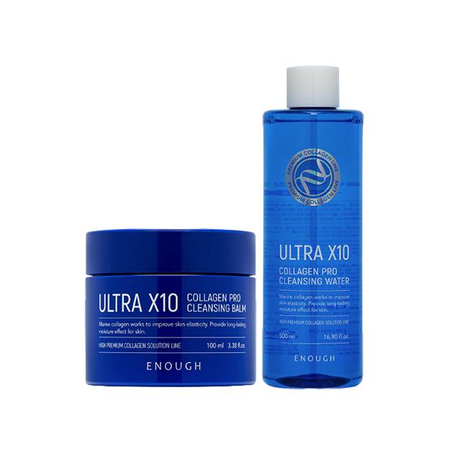 Enough Ultra X10 Collagen Pro Cleansing Line (Milk 300ml / Balm 100ml / Oil 200ml / Water 500ml) (17 Options)