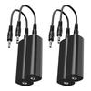Gkikirty Massefehler-Isolator Rauschfilter für Auto-Audio/Heim-Stereoanlage, 4 Stück Massefehler-Rauschisolatoren mit 3,5-mm-Audiokabel