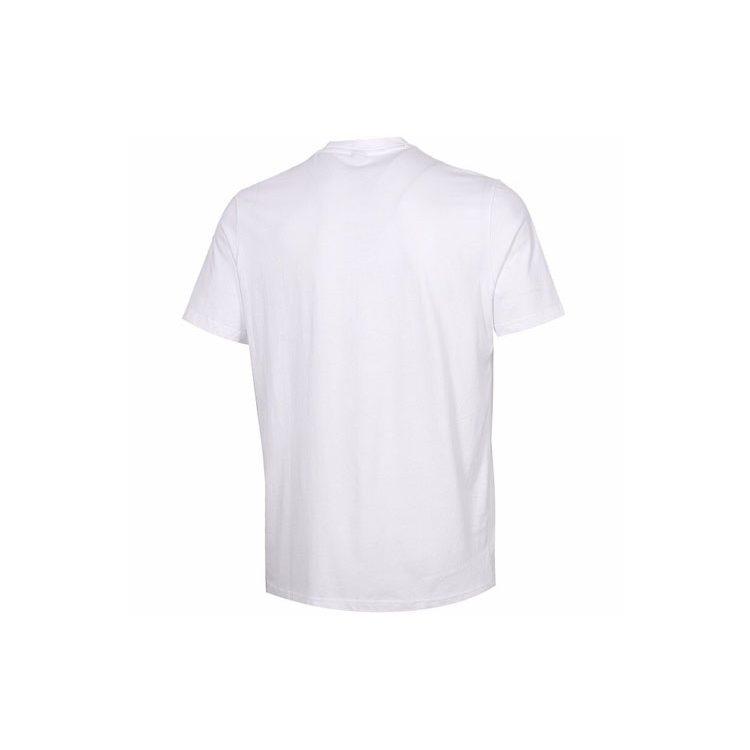 PUMA T Shirts Men's White Crew Neck Moderate Straight Fit 599427-02