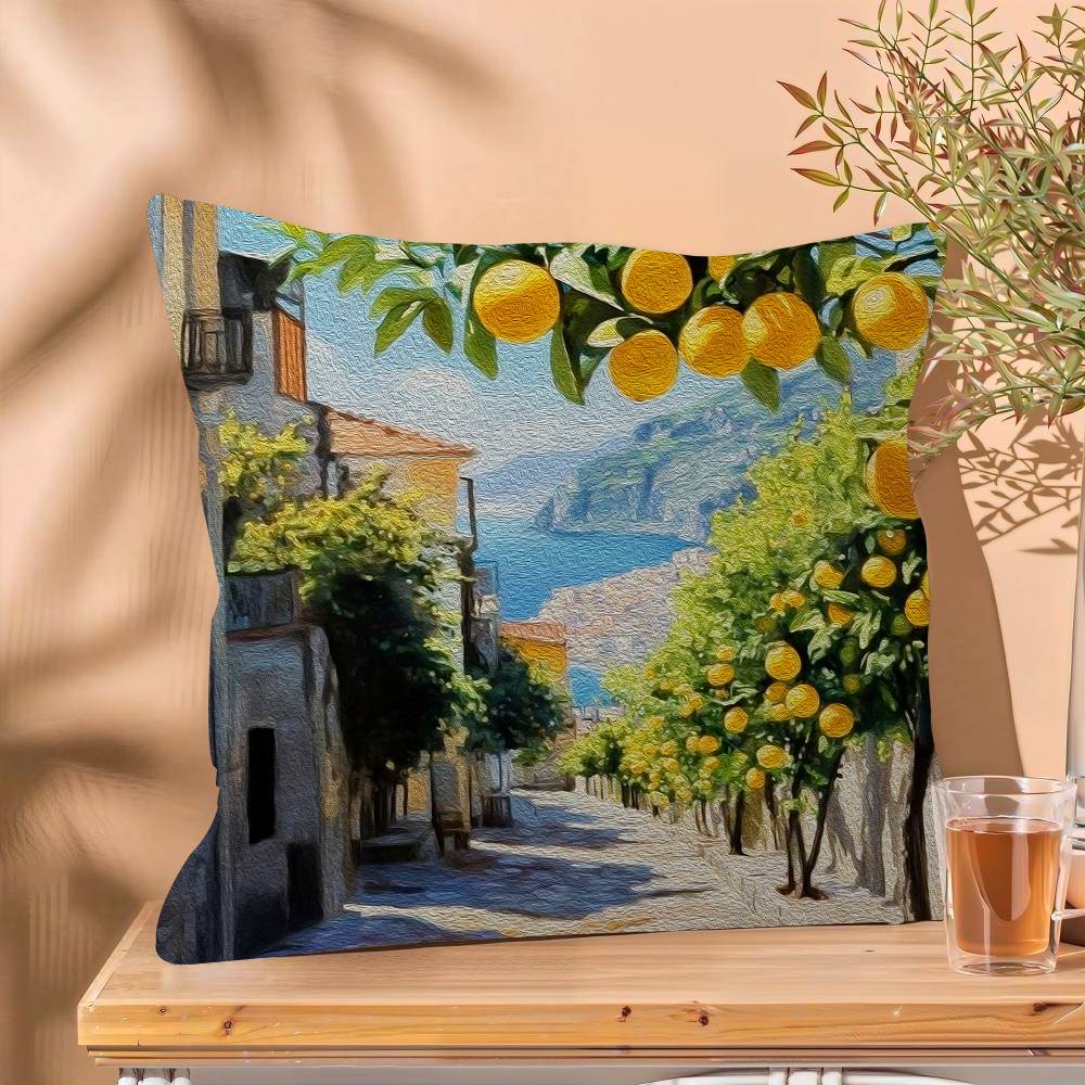 Lemon Garden pillow cover sofa cushion cover home room decoration children gift
